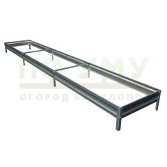 Грядка оцинкованная 0,8х6,0 м, высота 20 см