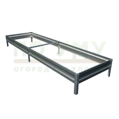 Грядка оцинкованная 0,8х3,0 м, высота 20 см