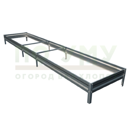 Грядка оцинкованная 1,0х5,0 м, высота 20 см в Калининграде