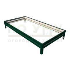 Грядка с полимерным покрытием 0,65х2,0 м, высота 15 см