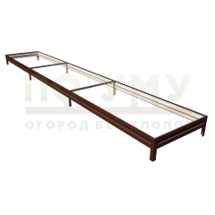 Грядка с полимерным покрытием 0,5х6,0 м, высота 15 см