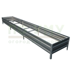 Грядка оцинкованная 0,65х6,0 м, высота 40 см