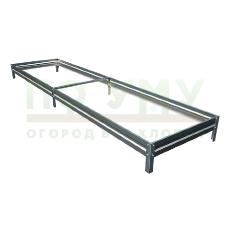Грядка оцинкованная 0,5х4,0 м, высота 15 см в Калининграде